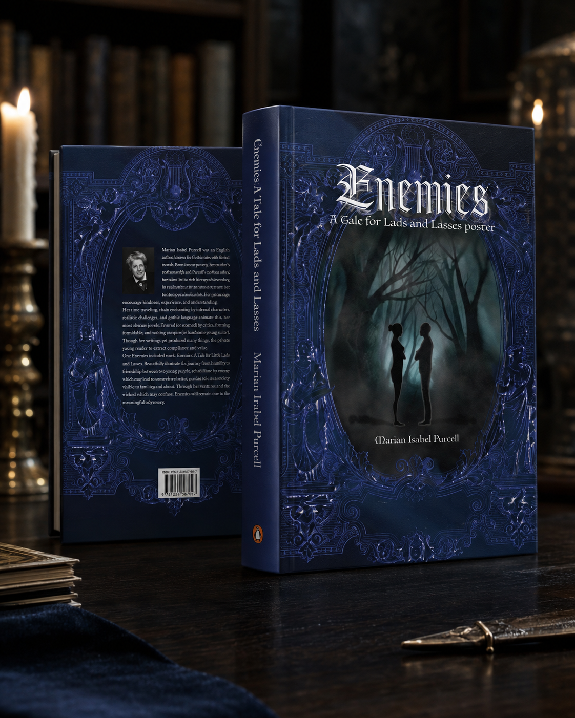 Enemies final Book cover design, alternate