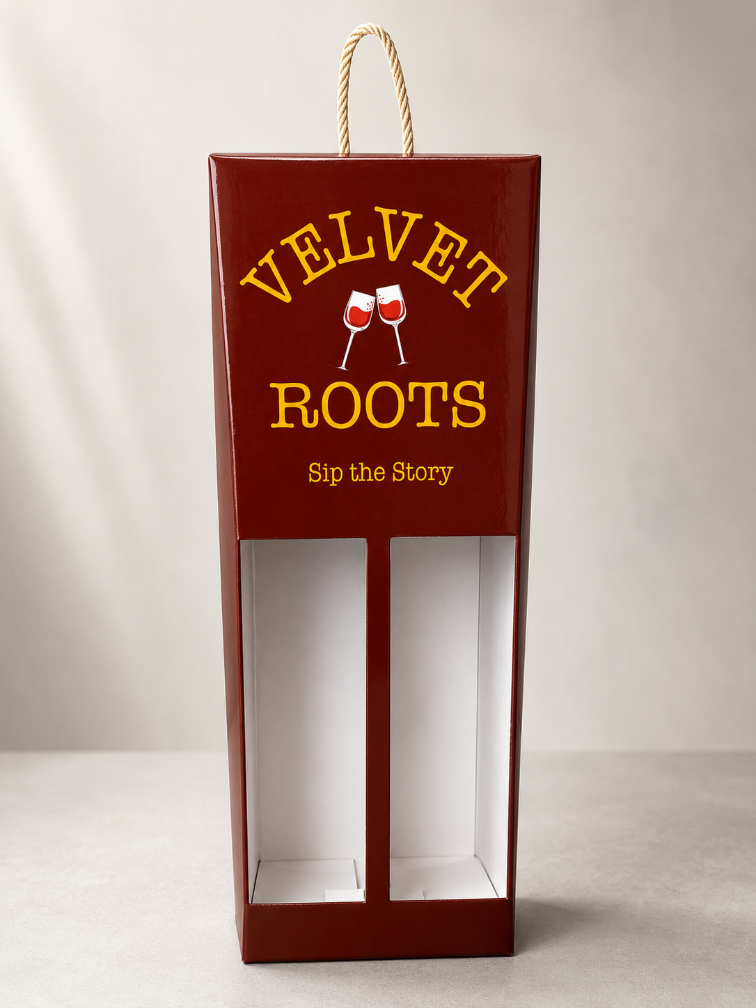 Velvet Roots final packaging design, detail
