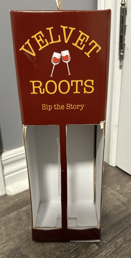 Velvet Roots final packaging design, detail